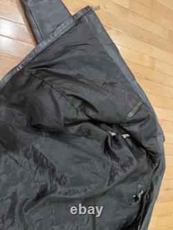 RARE Max USA Black Leather Motorcycle Jacket With Patches 4x Italian Leather