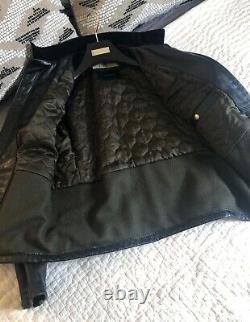 RARE Rag & Bone x Schott Collaboration Black Cafe Racer Jacket, Sz M