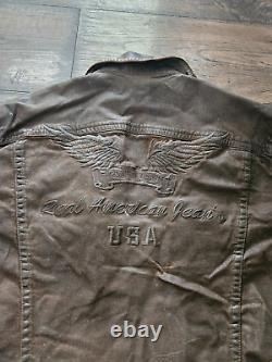 RARE! Robins Jeans SUEDE Jacket Western Motorcycle + 44x34 PANTS 3XL