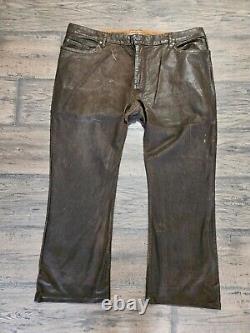 RARE! Robins Jeans SUEDE Jacket Western Motorcycle + 44x34 PANTS 3XL