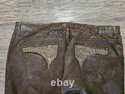 RARE! Robins Jeans SUEDE Jacket Western Motorcycle + 44x34 PANTS 3XL