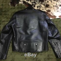 RARE The Real McCoy's × Harley Davidson Motorcycle Jacket Black Men's Size 42