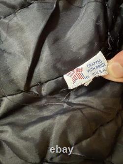 RARE Vintage SCHOTT NYC Single Rider Punk Rock Biker Jacket Quilted Lining Sz S