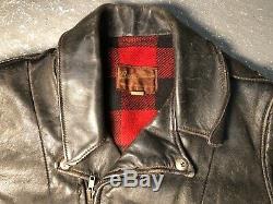 RARE Vintage WOMENS 40's BUCO HORSEHIDE D POCKET Leather Motorcycle Jacket J12