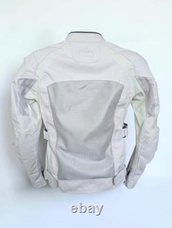REAX Alta 2 Mesh Womens Small Motorcycle Jacket CE Level 2 Armor Rain Liner MINT