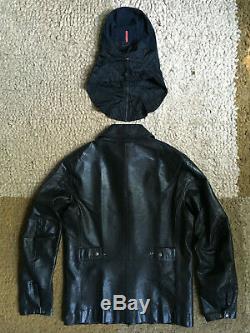 REDUCED! Rare Prada Mens Leather Biker/Scooter Jacket (+ unused balaclava)