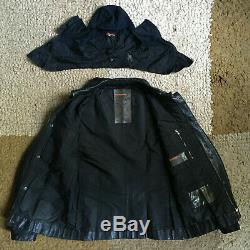 REDUCED! Rare Prada Mens Leather Biker/Scooter Jacket (+ unused balaclava)