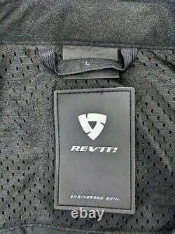 REV'IT! Eclipse Men's Motorcycle Jacket Black Large