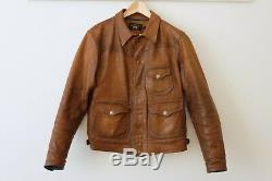 RRL Griggs Leather Jacket Small