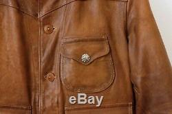 RRL Griggs Leather Jacket Small