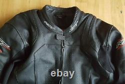 RST Blade Black Motorbike Motorcycle Leather Jacket Size UK 50, EU 60