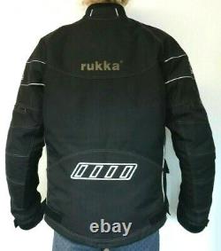 RUKKA Arma Protection GORE-TEX Shell MOTORCYCLE JACKET Size 50 (UK 40) Black
