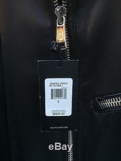 Ralph Lauren Black Label Mens Leather Jacket