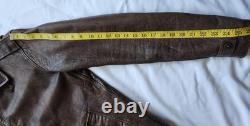 Ralph Lauren Men's Leather Jacket Dark Brown Small