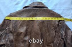 Ralph Lauren Men's Leather Jacket Dark Brown Small