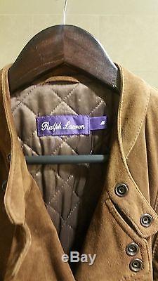 Ralph Lauren Purple Label Men's Suede Biker Jacket