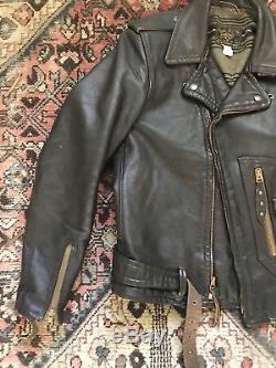 Ralph Lauren RRL x Schott USA Made Limited Edition Leather Biker Jacket