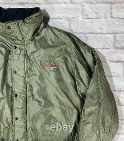 Ralph Lauren XXL 90s Goose Down Safari Puffer Hi Tech Snow Military Jacket