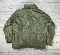 Ralph Lauren XXL 90s Goose Down Safari Puffer Hi Tech Snow Military Jacket