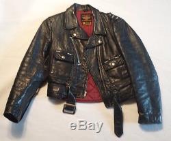 Rare 1940's Harley Davidson Queen Cycle Steerhide Leather Jacket