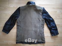 Rare Authentic WW2 German U-BOAT KRIEGSMARINE Black Leather Jacket Coat WW 2 WK2