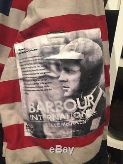 Rare Barbour Steve McQueen International Edition jacket. Size 38 Medium