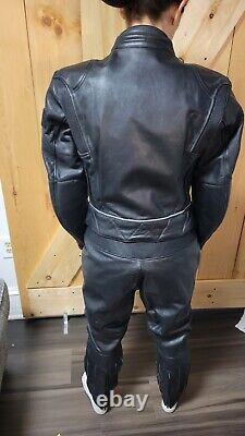 Rare Dainese BMW Racing Motorcycle Women's Italian Leather Jacket Pants Small