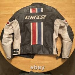Rare Dainese MERX Men's Leather Moto Jacket (lightly used) LVL II Pro-Armor
