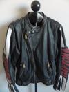 Rare Diesel Mens Leather Daytona Motorcycle Distressed Jacket Size XL Black Red