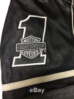 Rare Harley Davidson Screamin Eagle Thunder Valley Leather Jacket Men's Large