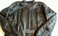 Rare Harley Davidson Thunderhead mens XL leather jacket heavy worn once mint