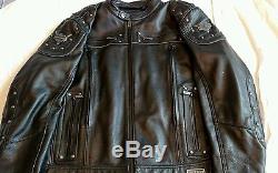Rare Harley Davidson Thunderhead mens XL leather jacket heavy worn once mint