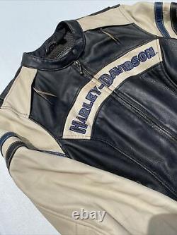 Rare Harley Davidson Womens MISS ENTHUSIAST Leather Jacket Medium