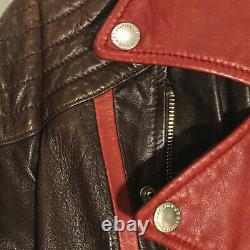 Rare Jean Paul Gaultier x Target Cropped Lambskin Leather Biker Jacket Size S