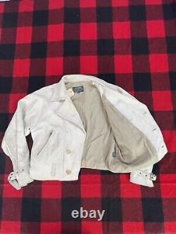 Rare Polo Country Ralph Lauren S 1990s Leather RRL Biker/Motorcycle Jacket