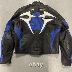 Rare Vintage Hein Gericke Leather Motorbike Jacket Size 50 Men's Very Good Cond