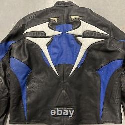 Rare Vintage Hein Gericke Leather Motorbike Jacket Size 50 Men's Very Good Cond