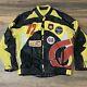 Rare Vintage MARC ECKO Racing Team Issued Racing Leather Jacket Motorcycle Sz XL