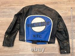 Rare Vintage Vanson Leathers Genesis NYC Size Small motorcycle racing jacket