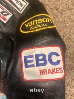 Rare Vintage Vanson Leathers Genesis NYC Size Small motorcycle racing jacket