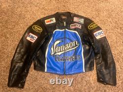 Rare Vintage Vanson Leathers Genesis NYC Size Small motorcycle racing jacket