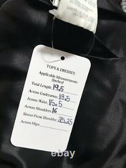 Rare Vtg Gianni Versace Jeans Black Faux Snakeskin Leather Jacket S