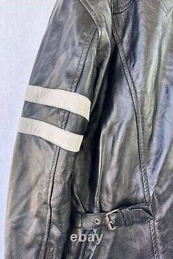 Real Leather Resident Evil 6 Leon Kennedy Biker Jacket Men's Large