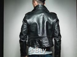 Real McCoy's Harley Cycle Champ Leather HorseHide Jacket 40 Elvis Presley BC