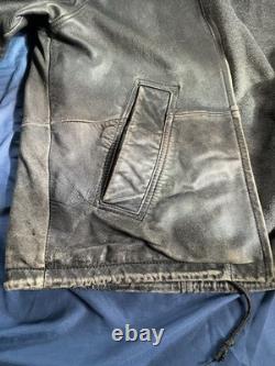 Real Vintage Leather Motorcycle Jacket