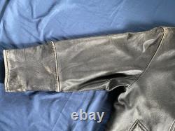 Real Vintage Leather Motorcycle Jacket