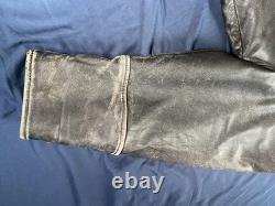 Real Vintage Leather Motorcycle Jacket