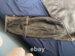 Real Vintage Leather Motorcycle Jacket