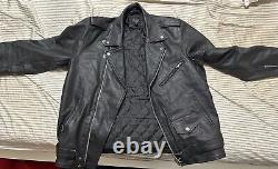 Reclaimed Vintage Leather Biker Jacket