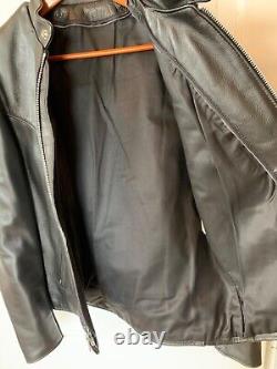 Reed Leather Jacket size 40 Cafe Racer